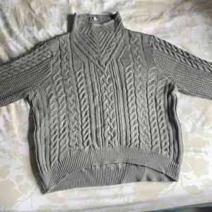 Oversized grey sweater